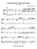 Concerto For Flute And Harp (Second Movement)