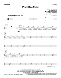 Peace Has Come - Percussion