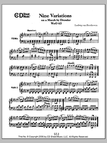 Variations (9) On A March By Dressler, Woo 63 