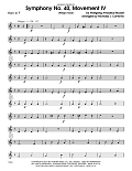 Symphony No. 40, Movement IV (Allegro Assai) - Horn in F