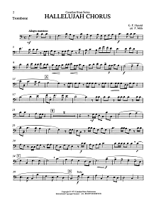 Hallelujah Chorus - Trombone (B.C.) 