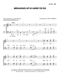 Breaking Up Is Hard To Do (arr. Tom Campbell)