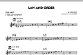 Law And Order - C Solo Sheet