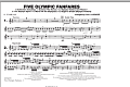 Five Olympic Fanfares - Bb Tenor Sax