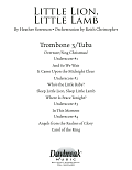 Little Lion, Little Lamb - Trombone 3/Tuba