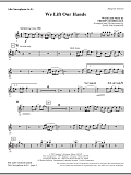 We Lift Our Hands - Eb Alto Sax