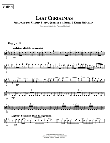 Last Christmas - Violin 1 