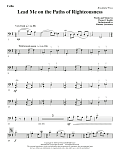 Lead Me on the Paths of Righteousness - Cello