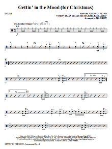Gettin' In The Mood - For Christmas - Drums 