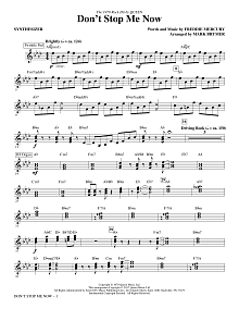 Don't Stop Me Now (arr. Mark Brymer) - Synthesizer 