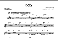 Doxy - Eb Solo Sheet