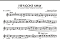 He's Gone Away (An American Folktune Setting for Concert Band) - Bb Clarinet 2