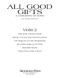All Good Gifts - Violin 2