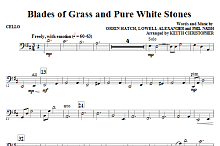 Blades Of Grass And Pure White Stones - Cello 