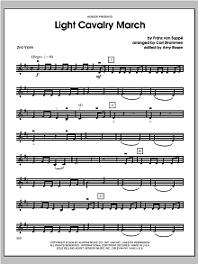 Light Cavalry March - Violin 2 