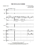 The Festal Day Is Here - Score