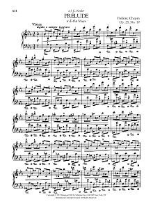 Prélude in E-flat Major, Op. 28, No. 19 