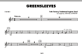 Greensleeves - F Horn