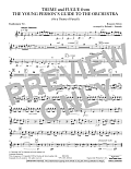Theme and Fugue from The Young Person's Guide to the Orchestra - Euphonium in Treble Clef