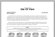 Isle Of View - Guitar 