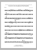Concerto For Alto Saxophone And Wind Ensemble - Trombone 1