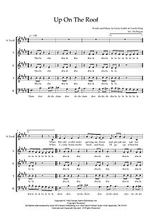 Up On the Roof (arr. Val Regan) 