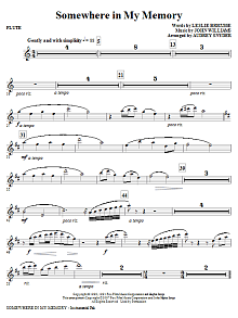 Somewhere in My Memory (arr. Audrey Snyder) - Flute 
