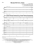 Because He Lives, Amen - Full Score