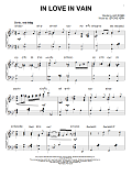 In Love In Vain [Jazz version] (arr. Brent Edstrom)