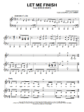 Let Me Finish (from Song And Dance)