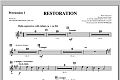 Restoration - Percussion 1