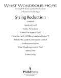 What Wondrous Hope (Praise Band) - Keyboard String Reduction