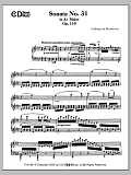 Sonata No. 31 In A-flat Major, Op. 110