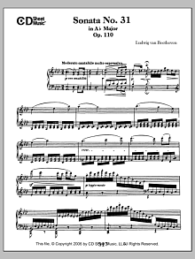 Sonata No. 31 In A-flat Major, Op. 110 