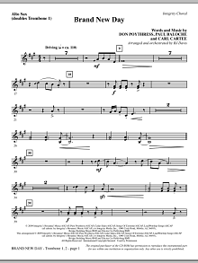 Brand New Day - Alto Sax (Trombone 1 Sub) 