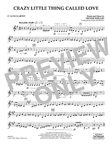 Crazy Little Thing Called Love (arr. Paul Murtha) - Eb Alto Clarinet 