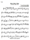 Holy, Holy, Holy - Violin