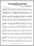 An Elizabethan Madrigal (Now Is The Month Of Maying) - Piano