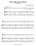 I Gave My Love A Cherry (The Riddle Song)