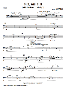 Still, Still, Still (with Brahms' Lullaby) - Cello 