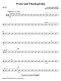 Praise And Thanksgiving - Drums