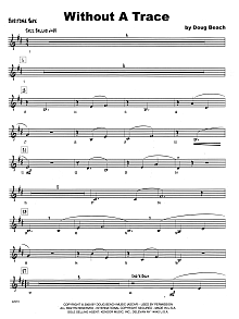 Without A Trace - Eb Baritone Saxophone 