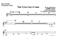 The Cross Says Come - Bass Clarinet (sub. Tbn 3)