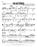I'm So Tired [Jazz version]