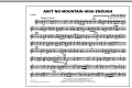 Ain't No Mountain High Enough - F Horn