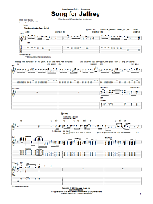 Song For Jeffrey 