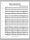 Rejoice, Sing And Praise - Full Score