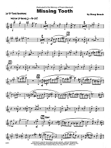 Missing Tooth - 1st Tenor Saxophone 