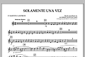 Solamente Una Vez - Eb Baritone Saxophone