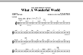 What A Wonderful World - Guitar